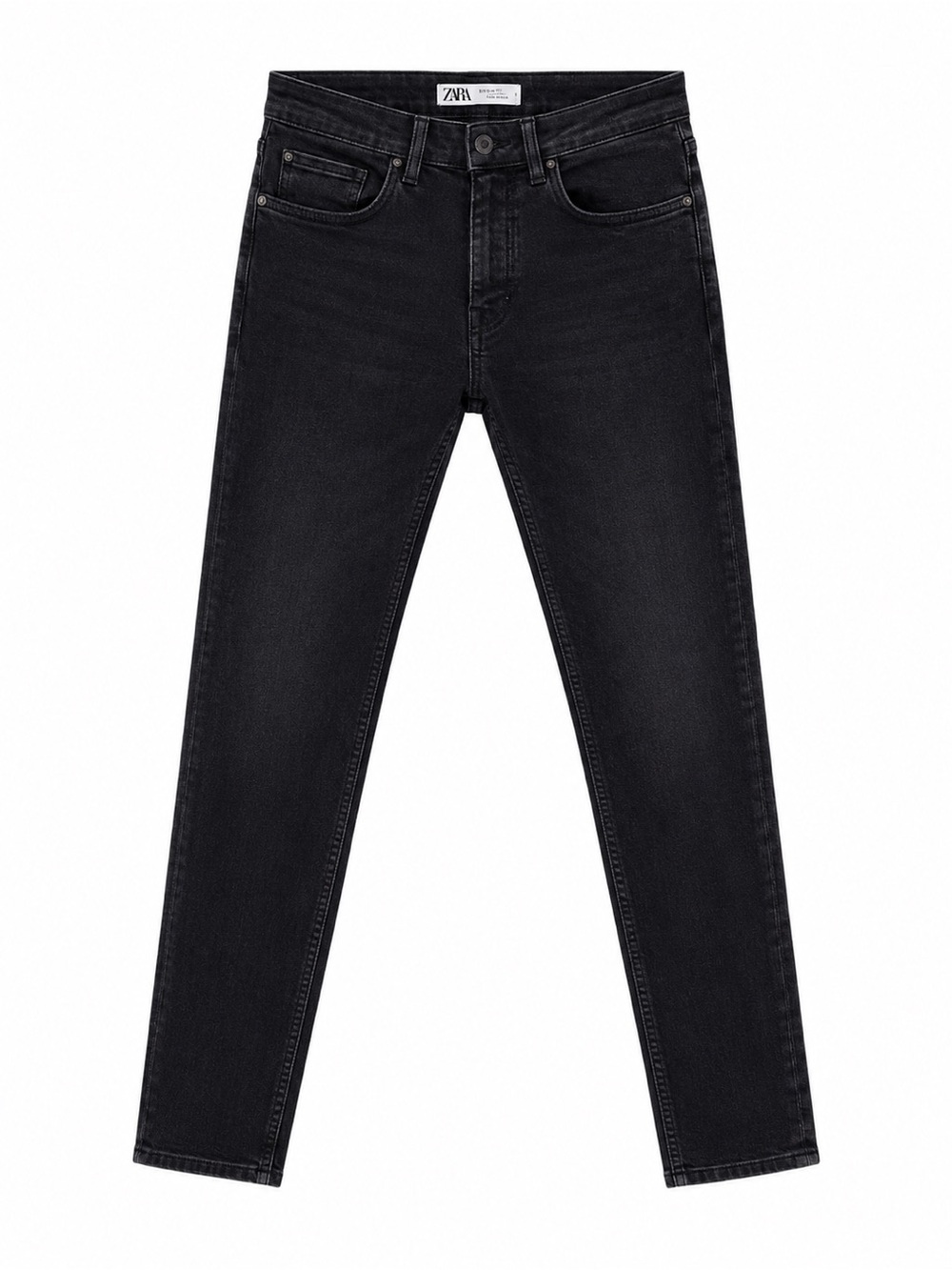 Zara Men Black Skinny Jeans 30 Minimalist Grunge Streetwear Denim Pants